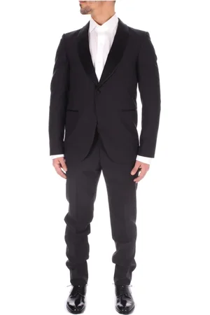Emporio Armani Herren, Anzüge, Schwarzk, MGröße: