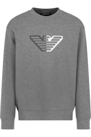 Emporio Armani Herren, Sweatshirts & Hoodies, Grau, LGröße: