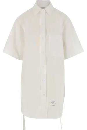 Thom Browne Damen, Kleider, Weiß, 2XSGröße: