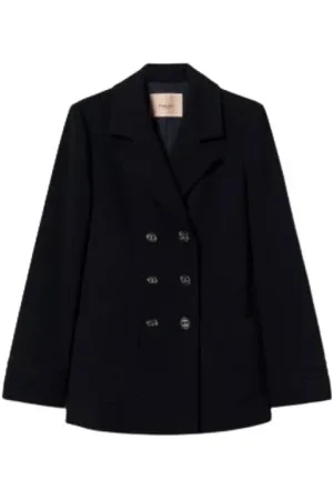 Twin-Set Damen, Jacken, Blau, XSGröße: