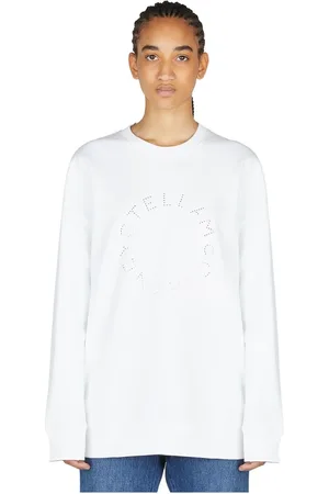 Stella McCartney Damen, Sweatshirts & Hoodies, Weiß, SGröße: