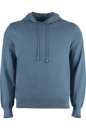 CANALI Herren, Sweatshirts & Hoodies, Blau, LGröße:
