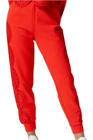 Stella McCartney Damen, Hosen, Rot, MGröße:
