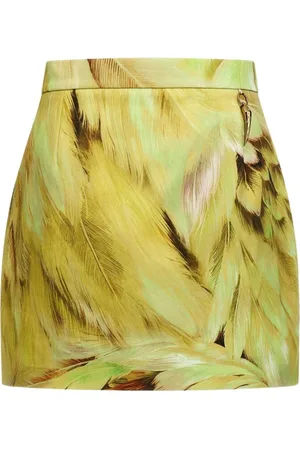 Roberto Cavalli Damen, Röcke, Grün, SGröße: