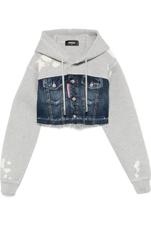 Dsquared2 Damen, Sweatshirts & Hoodies, Grau, MGröße: