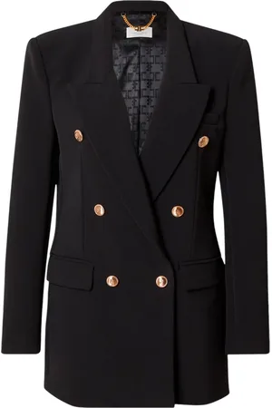 Elisabetta Franchi Damen, Jacken, Schwarzk, LGröße: