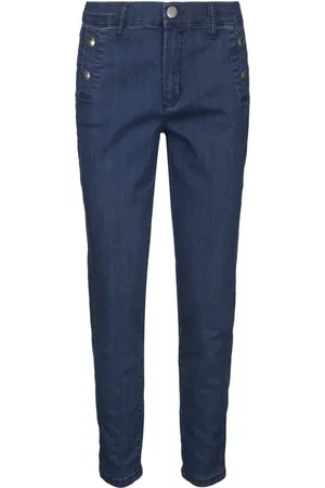 2-Biz Damen, Jeans, Blau, LGröße: