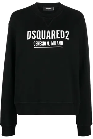 Dsquared2 Damen, Sweatshirts & Hoodies, Schwarzk, LGröße: