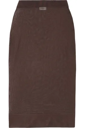 Saint Laurent Damen, Röcke, Braun, LGröße: