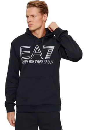 EA7 Herren, Sweatshirts & Hoodies, Schwarzk, XSGröße: