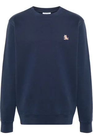 Maison Kitsuné Herren, Sweatshirts & Hoodies, Blau, MGröße: