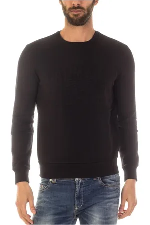 Emporio Armani Herren, Sweatshirts & Hoodies, Schwarzk, MGröße: