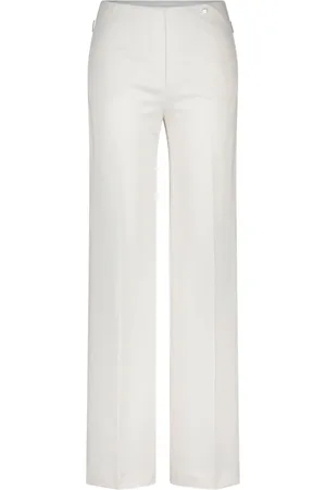 Marc Cain Damen, Hosen, Weiß, 2XLGröße: