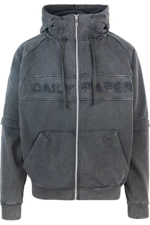 Daily paper Herren, Sweatshirts & Hoodies, Schwarzk, LGröße: