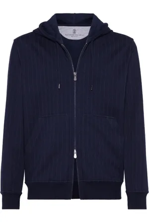 Brunello Cucinelli Herren, Sweatshirts & Hoodies, Blau, LGröße: