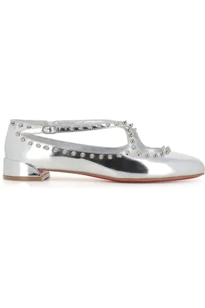 Christian Louboutin Damen, Schuhe, Grau, 40 EUGröße: