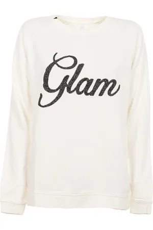 sun68 Damen, Sweatshirts & Hoodies, Weiß, XLGröße: