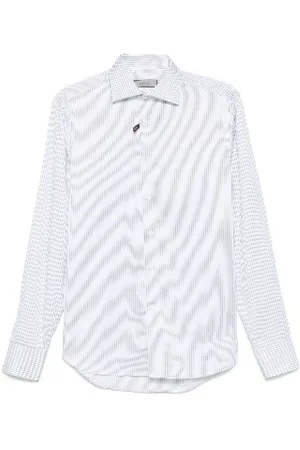 CANALI Herren, Shirts, Weiß, 4XLGröße: