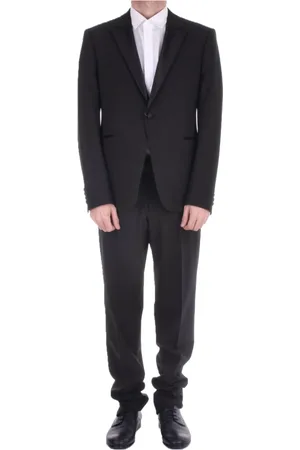 Emporio Armani Herren, Anzüge, Schwarzk, 4XLGröße: