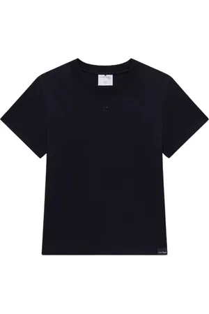 Courrèges Damen, Oberteile, Schwarzk, LGröße: