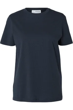 SELECTED Damen, Oberteile, Blau, LGröße: