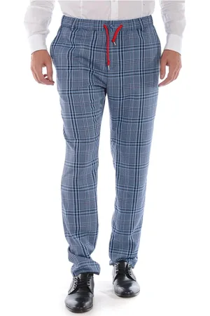 D.A. Daniele Alessandrini Herren, Hosen, Blau, LGröße: