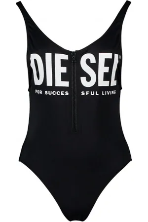 Diesel Damen, Bademode, Schwarzk, SGröße: