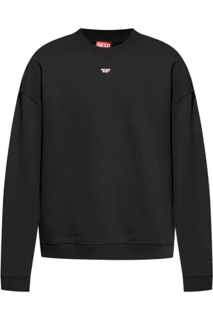 Diesel Herren, Sweatshirts & Hoodies, Schwarzk, SGröße: