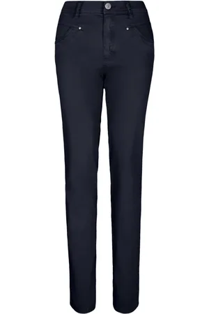 2-Biz Damen, Jeans, Schwarzk, MGröße: