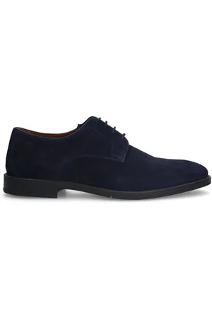 Manfield Herren, Schuhe, Blau, 45 EUGröße: