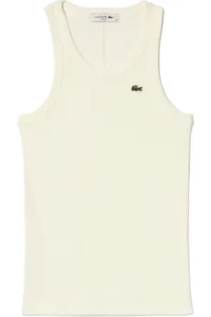 Lacoste Damen, Oberteile, Weiß, LGröße:
