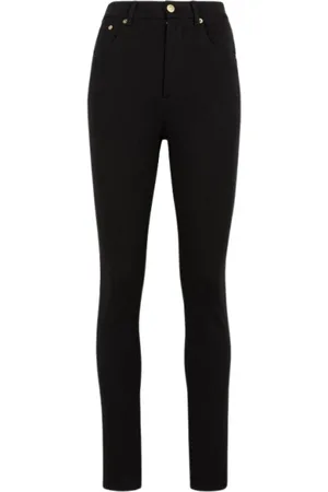 Roberto Cavalli Damen, Jeans, Schwarzk, LGröße:
