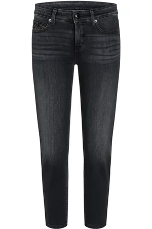 Cambio Damen, Jeans, Schwarzk, 3XLGröße: