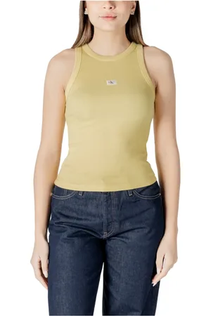 Calvin Klein Damen, Oberteile, Gelb, SGröße:
