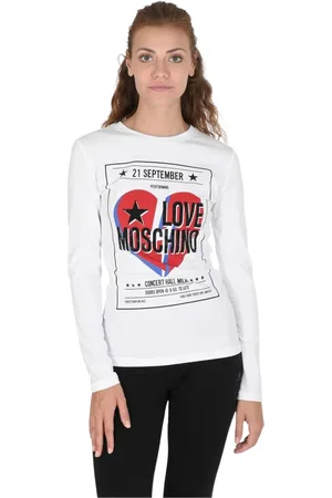 Moschino Damen, Oberteile, Weiß, MGröße: