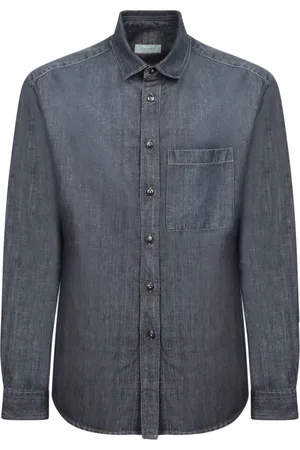 CANALI Herren, Shirts, Blau, MGröße: