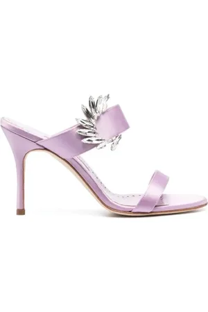 Manolo Blahnik Damen, Schuhe, Lila, 39 EUGröße: