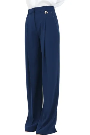 Elisabetta Franchi Damen, Hosen, Blau, SGröße: