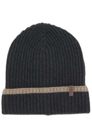 Brunello Cucinelli Damen, Accessories, Schwarzk, MGröße: