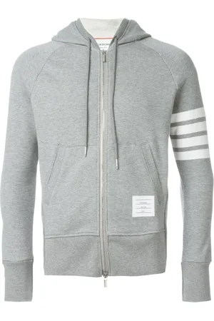 Thom Browne Herren, Sweatshirts & Hoodies, Grau, MGröße: