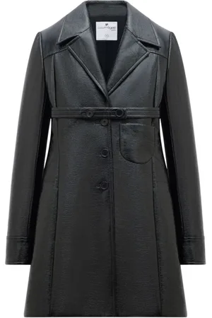 Courrèges Damen, Mäntel, Schwarzk, SGröße: