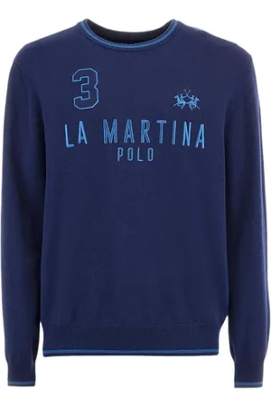 La Martina Herren, Sweatshirts & Hoodies, Blau, LGröße: