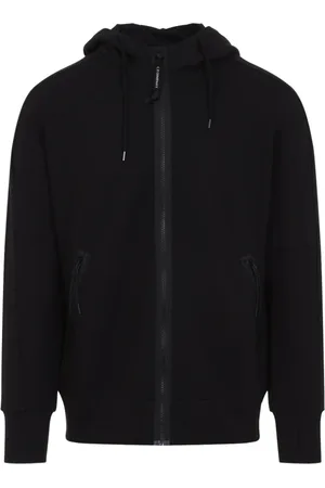 C.P. Company Herren, Sweatshirts & Hoodies, Schwarzk, LGröße:
