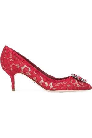 Dolce & Gabbana Damen, Schuhe, Rot, 37 EUGröße: