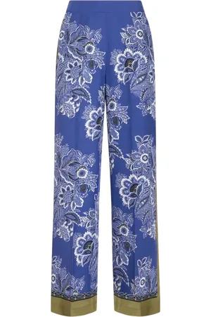Etro Damen, Hosen, Blau, MGröße: