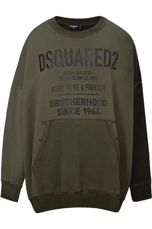 Dsquared2 Herren, Sweatshirts & Hoodies, Grün, 2XLGröße: