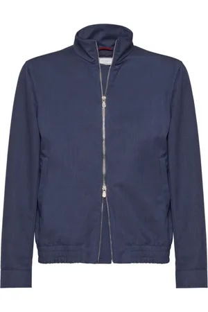 Brunello Cucinelli Herren, Jacken, Blau, 2XLGröße: