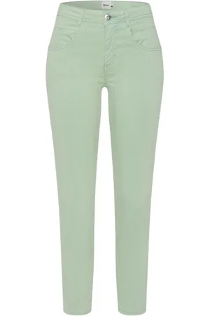 Brax Damen, Jeans, Grün, MGröße: