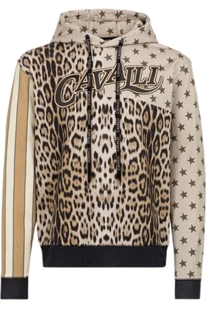Roberto Cavalli Herren, Sweatshirts & Hoodies, Mehrfarbig, 2XLGröße: