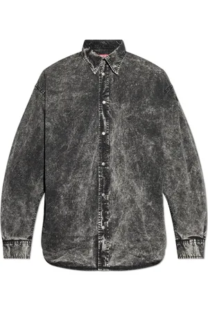 Diesel Herren, Shirts, Grau, LGröße: